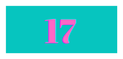 Number of the day: 17
